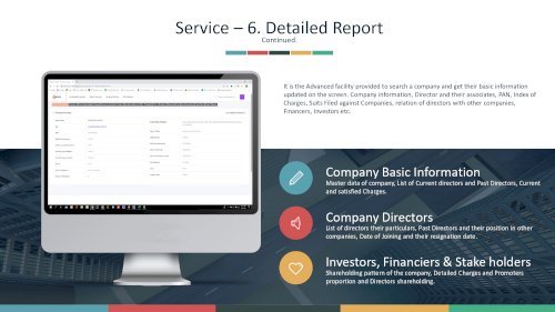 CompData - India's Corporate Search Engine - Product Presentation