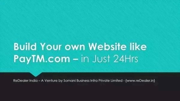 Create Your website like PayTM